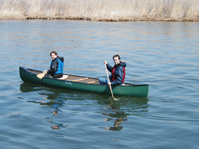 Canoe rentals for exploring Back Creek