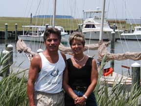 Tilghman Island Marina & Rentals Owners, Captain Ron & Nancy